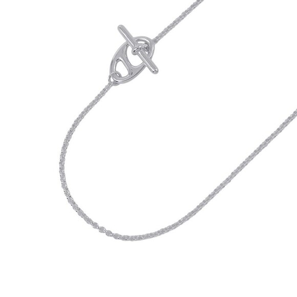 HERMES Silver Necklace - Picture 1 of 11